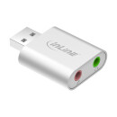 InLine® USB Audio Soundcard, aluminum case