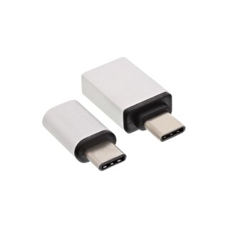 InLine USB Type-C Adapter-Set, Type C male to Micro-USB female or USB3.0 A female