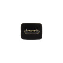 InLine® Micro-USB Verlängerung, USB 2.0 Micro-B Stecker auf Buchse, schwarz, vergoldete Kontakte, 1,5m