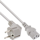 InLine® Power Cable German to 3 Pin IEC C13 5m grey