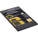 InLine® SIM-BOX, Simkartenadapter und Zubehörbox mit OTG Kartenleser