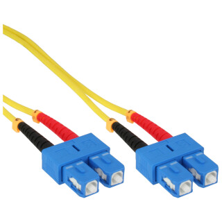 InLine¨ Fiber optical duplex cable, SC/SC, 9/125µm, OS2, 5m