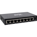 InLine® Network Switch 8 Port, Gigabit Ethernet, 10/100/1000MBit/s, Desktop, Metal, without fan, shielded ports