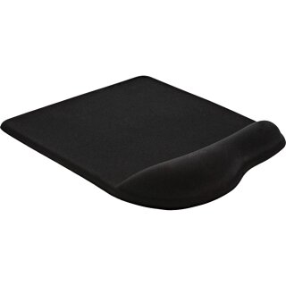 InLine® Maus-Pad, schwarz, mit Gel Handballenauflage, 235x185x25mm