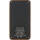 InLine® woodplate, USB Powerbank 5.000mAh, mit LED Status Anzeige, Echtholz, Walnuss, 2.1A Ausgabe