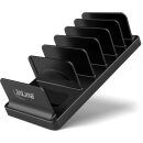 InLine® multi stand with 6 compartments for desk / shelf, black