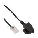 InLine® TAE-F to RJ45 8P2C cable, 25m
