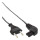InLine® Power cable, Euro plug to Euro8 plug angeled, black, 5.0m