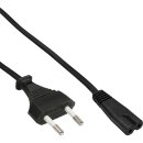 InLine® Power cable, Euro plug to Euro8 plug, black,...
