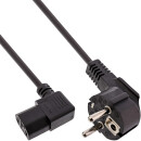InLine® Power cable, Schutzkontakt plug to IEC plug...