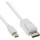 InLine® Mini DisplayPort zu DisplayPort Kabel, weiß, 1,5m