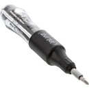 InLine® Ratchet screwdriver 10in1 mini, with Bit...