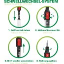 InLine® Ratchet screwdriver 10in1 mini, with Bit quick change system and magnetic bit holder