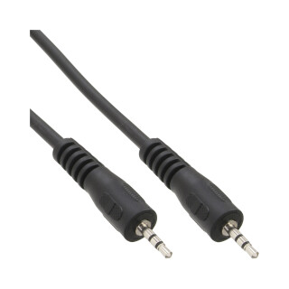 InLine® Audio Cable 2.5mm Stereo male to male 0.5m