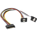 InLine® SATA Power Y-Cable SATA socket to 2x SATA...