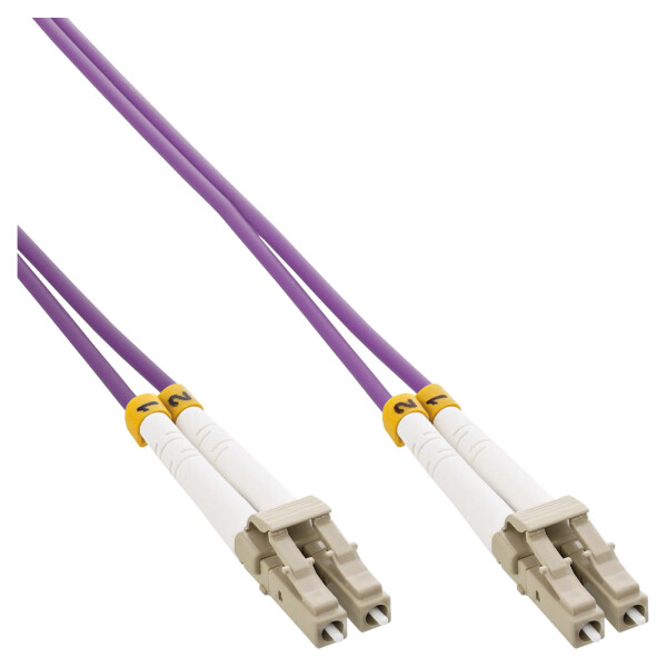 InLine® Fiber Optical Duplex Cable LC/LC 50/125µm OM4 40m