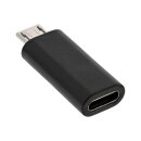InLine® USB 2.0 adapter, Micro-USB male to USB Type-C female