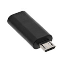 InLine® USB 2.0 Adapter, Micro-USB Stecker auf USB-C...
