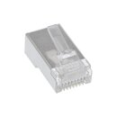 InLine® 8P8C RJ45 male shielded connectors for round...