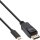 InLine® USB Display Kabel, USB-C Stecker zu DisplayPort Stecker (DP Alt Mode), 4K2K, schwarz, 3m