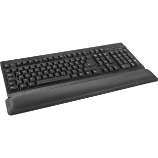 InLine® Tastatur-Pad, schwarz, Gel Handballenauflage, 464x60x23mm