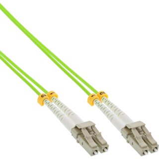 InLine® LWL Duplex Kabel, LC/LC, 50/125µm, OM5, 10m