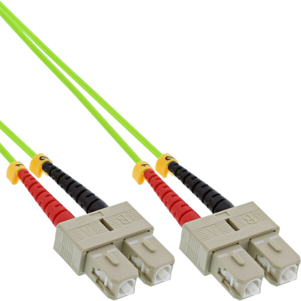 InLine® Fiber Optical Duplex Cable SC/SC 50/125µm OM5 15m