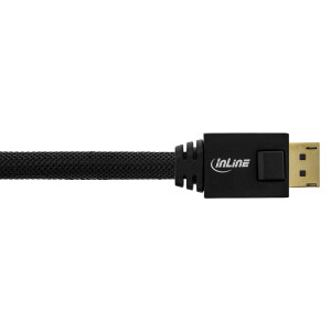 InLine® DisplayPort active cable, black, gold-plated contacts, 15m