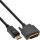 InLine® DisplayPort to DVI Converter Cable black 0.3m
