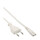 InLine® Power cable, Euro plug to Euro8 plug, white, 0.3m