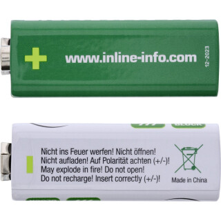 InLine® Alkaline High Energy Batterie, 9V Block 6LR61, 2er Blister
