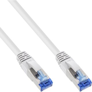InLine® Patch Cable S/FTP PiMF Cat.6A halogen free 500MHz white 20m