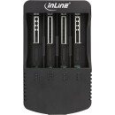 InLine® Charger for Lithium and NiCd+NiMH batteries,...