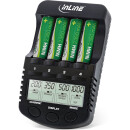 InLine® Premium Quick Charger, NiCd+NiMH AA and AAA