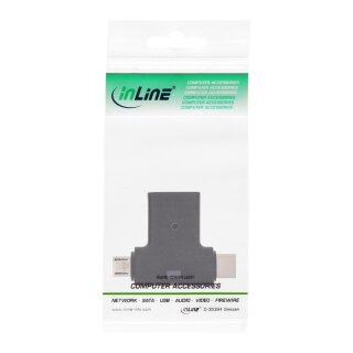 InLine® USB 3.1/2.0 OTG T-Adapter, USB-C Stecker oder Micro-USB an A Buchse