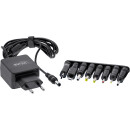 InLine® Universal Steckernetzteil, 5V / 15W, mit 8 Wechselsteckern, Micro-USB, USB-C