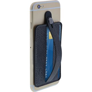 InLine® Smartphone Credit Card Case, with hand strap, black