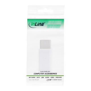 InLine® USB 2.0 Adapter, USB Typ-C Stecker auf Micro-USB Buchse