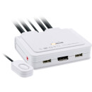 InLine® Cable KVM Switch, 2-port, Displayport 1.2,...