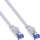 InLine® Flat patch cable, U/FTP, Cat.6A, white, 2m
