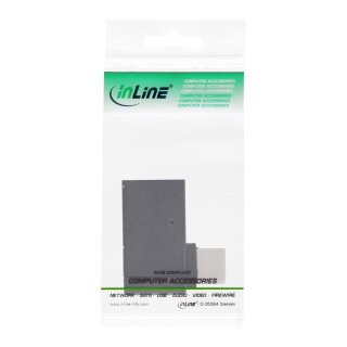 InLine® USB 3.2 Gen.2 Adapter OTG, USB Typ-C Stecker an USB A Buchse 90° gewinkelt