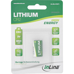 InLine® Lithium High Energy Batterie Fotobatterie,...