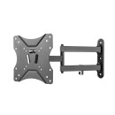 InLine® Basic wall mount, for flat screen TV 58-107cm (23-42"), up to 40cm wall distance, max. 25kg