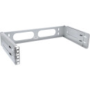 InLine® 19" foldable rack, 2U, 24-40cm depth, grey