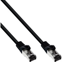 InLine® Patch Cable S/FTP PiMF Cat.8.1 halogen free 2000MHz black 7.5m