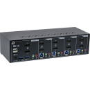 InLine® KVM Desktop Switch, 4-fach, Dual-Monitor...