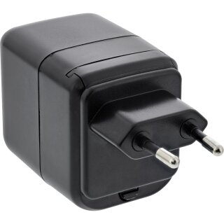 InLine® USB Netzteil, 4-port Ladegerät, USB-C PD+QC4 / QC3, 45W, schwarz