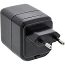 InLine® USB power supply, 4-port charger, USB-C PD+QC4 / QC3, 45W, black