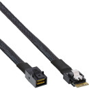 InLine® Slim SAS Kabel, SFF-8654 zu Mini SAS HD...