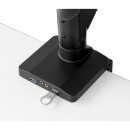 InLine® Tischhalterung mit Lifter und USB 3.0, beweglich, für 3 Monitore bis 69cm (27"), max. 3x6kg